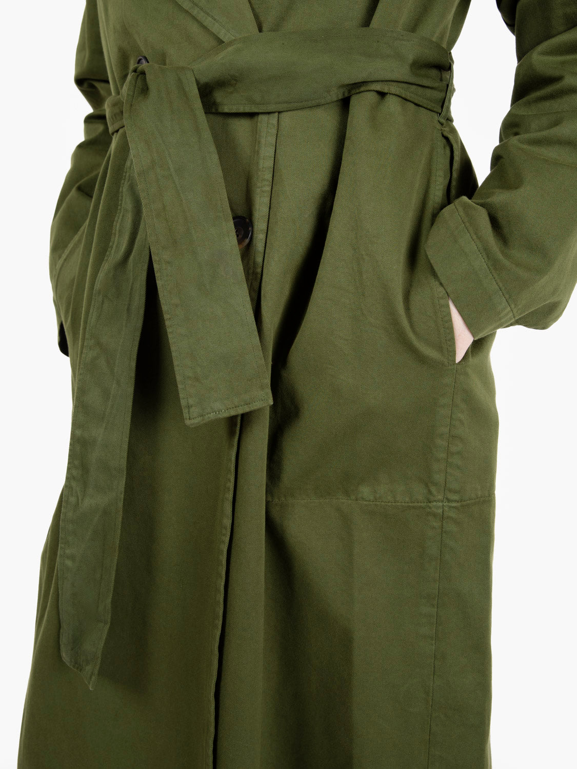 Trench Malco kaki green