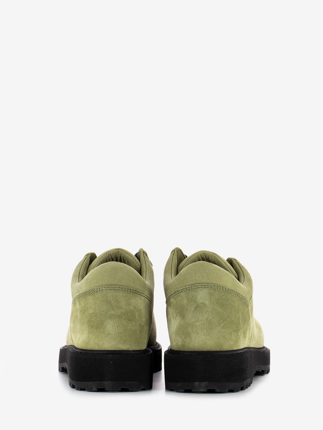 Cornaro green moss suede