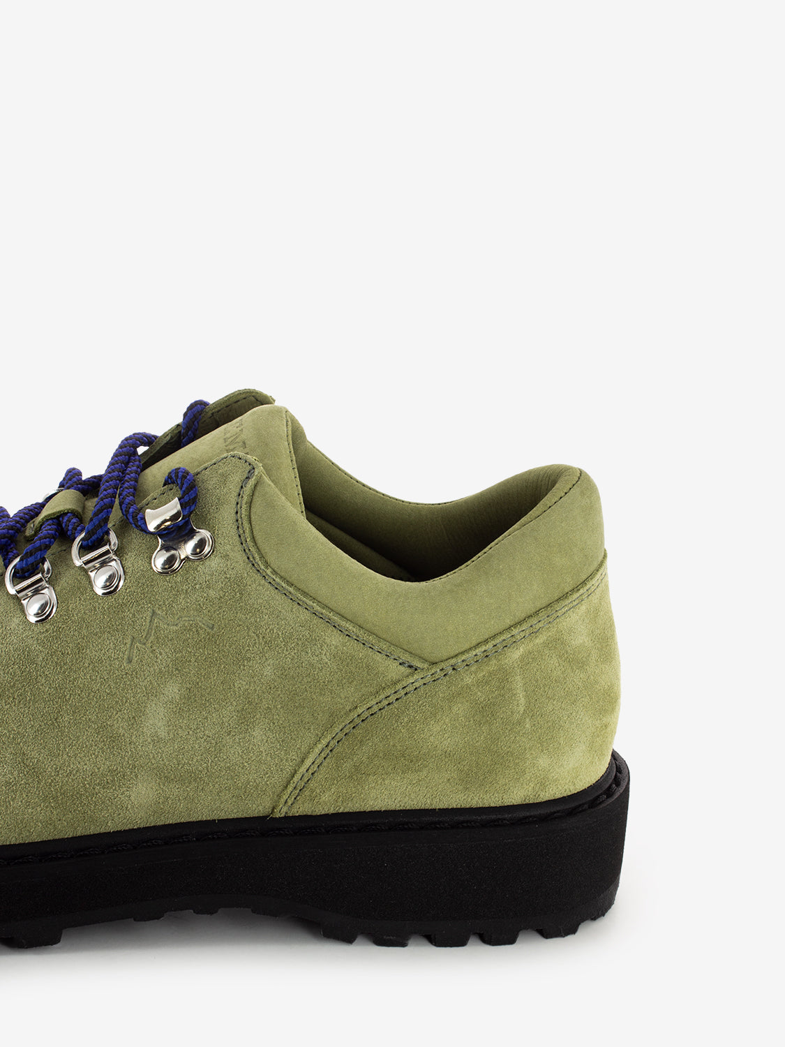 Cornaro green moss suede