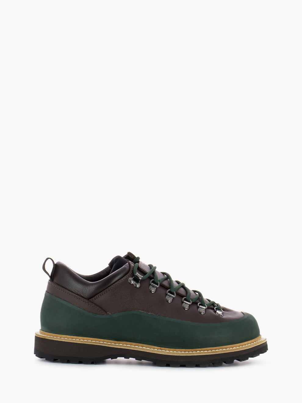 Roccia Basso mogano / green rubber