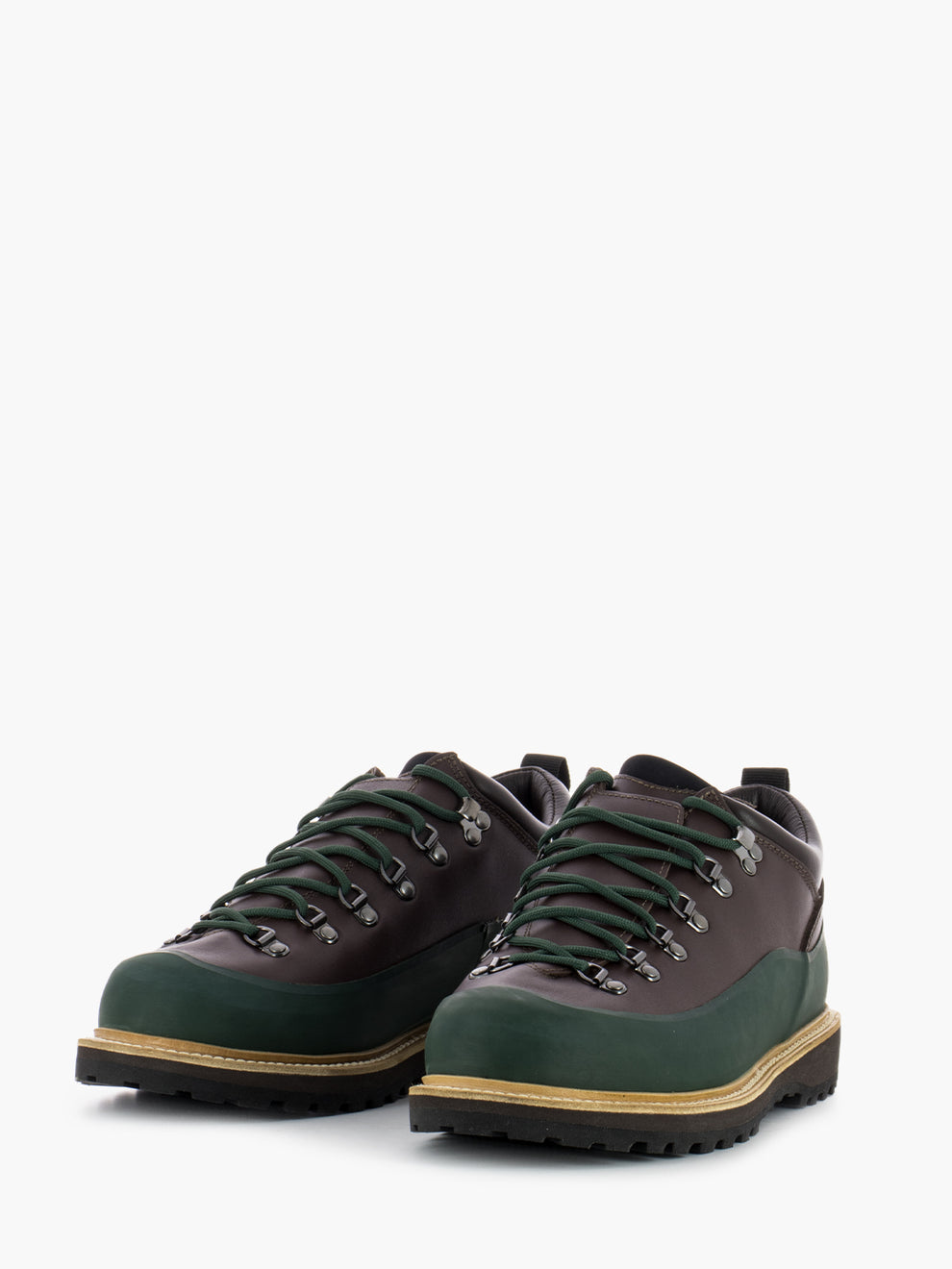 Roccia Basso mogano / green rubber