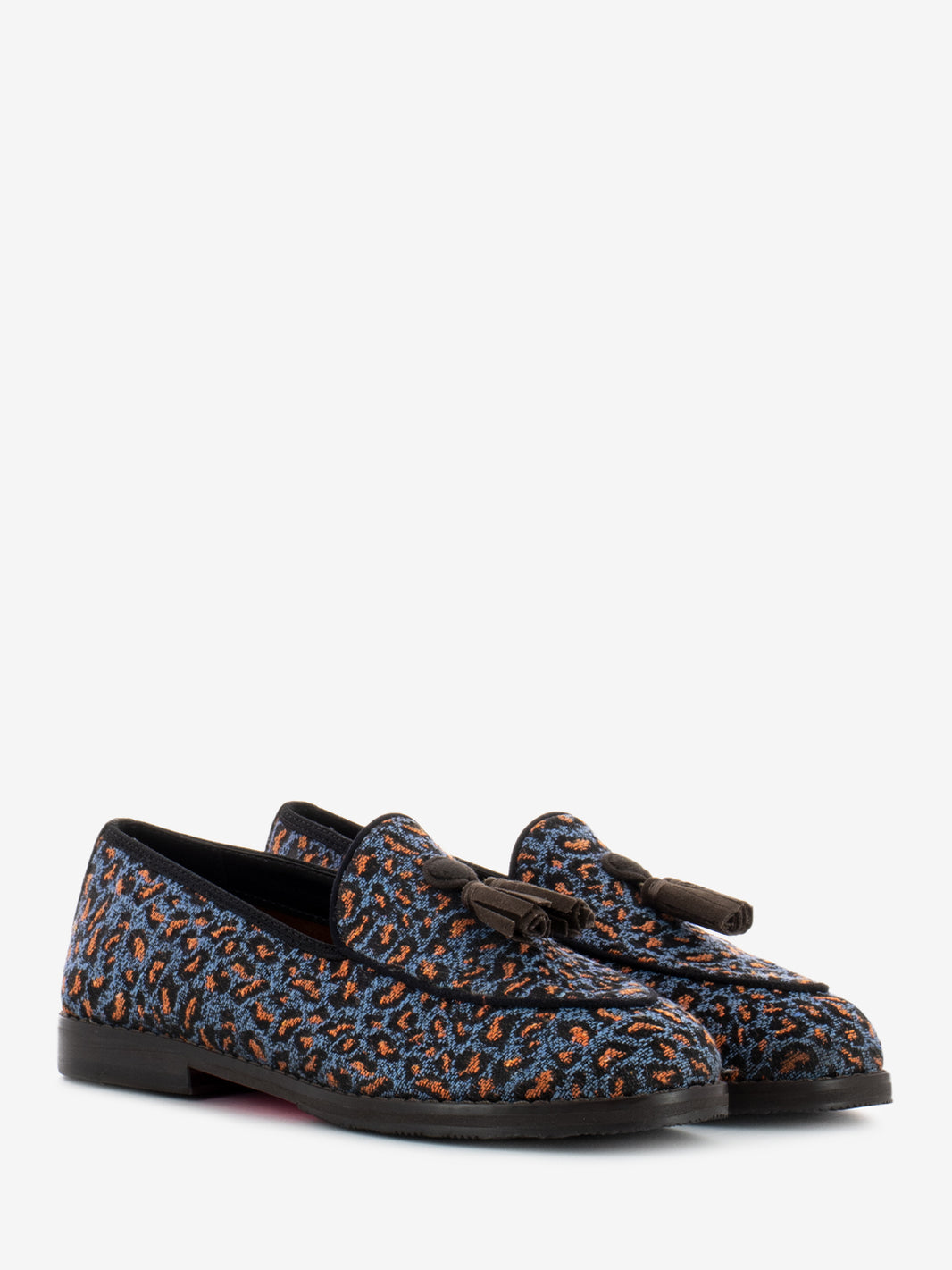 Arcilia moccasins light blue / orange