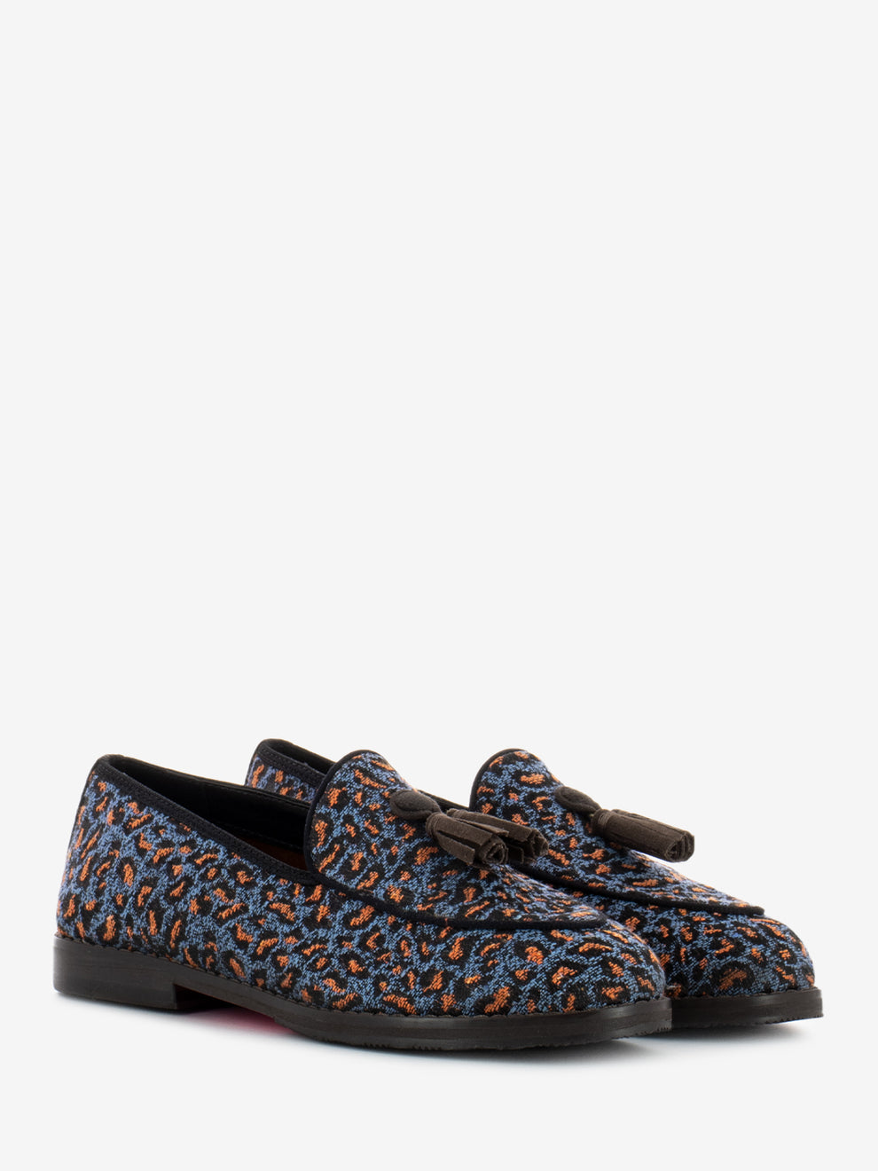 Arcilia moccasins light blue / orange