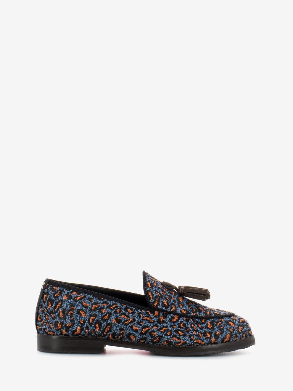 Arcilia moccasins light blue / orange