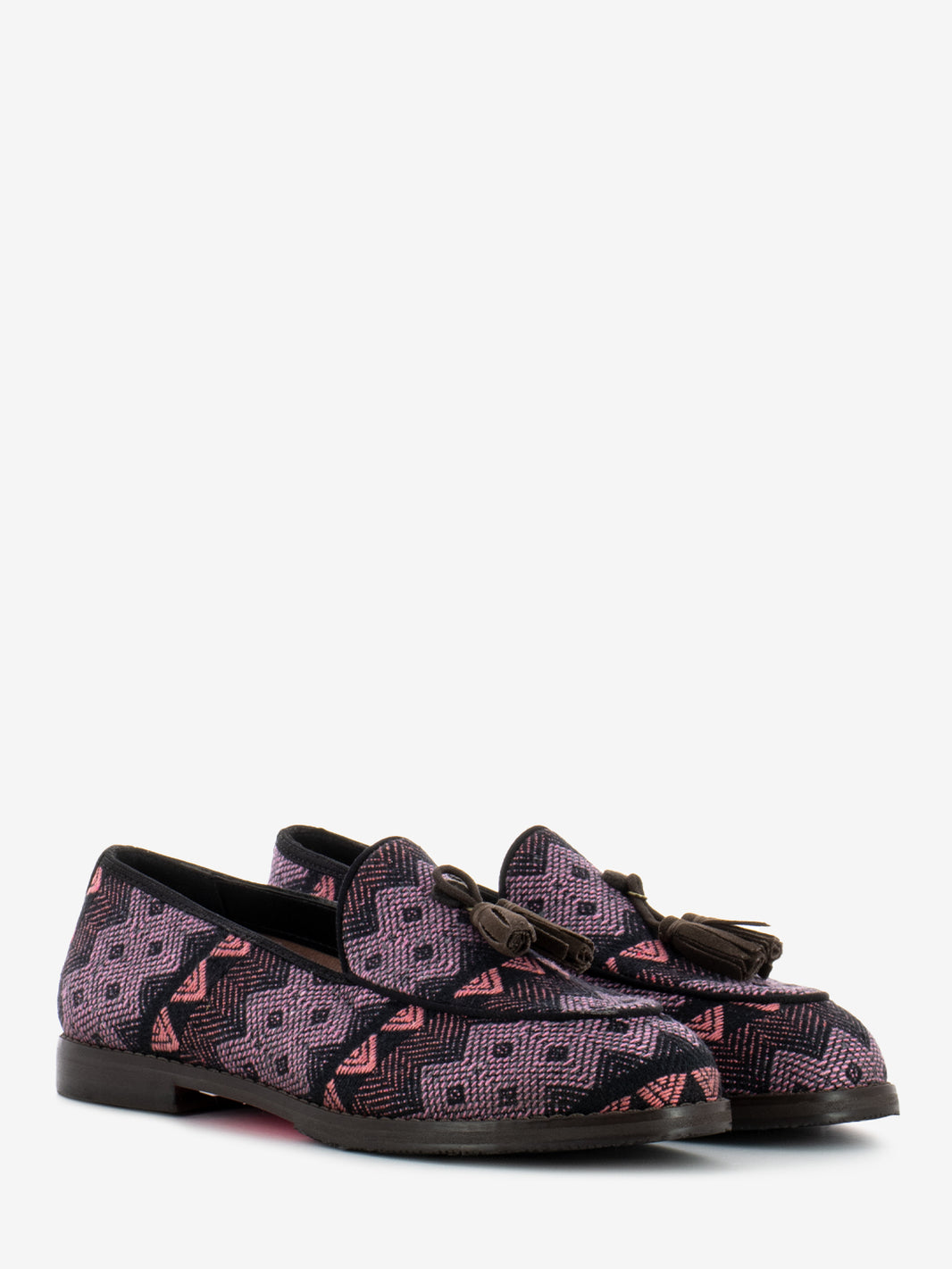 Katari multicolor fuchsia moccasins