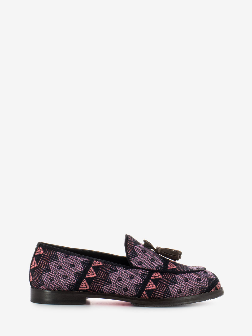 Katari multicolor fuchsia moccasins