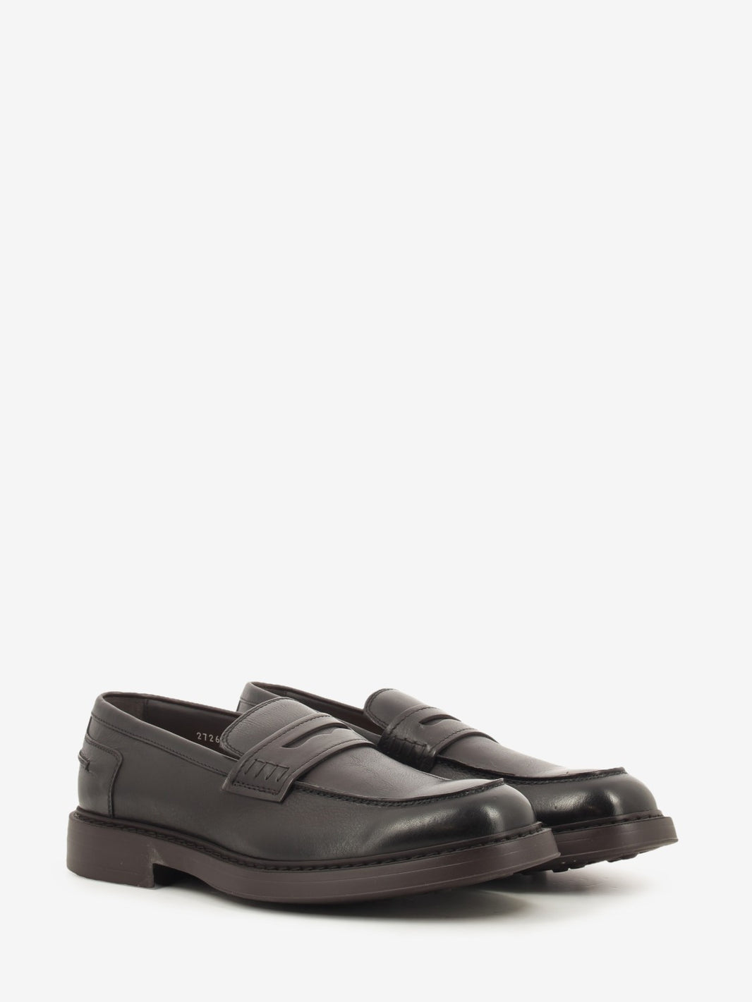 Adler Triumph dark brown leather loafers