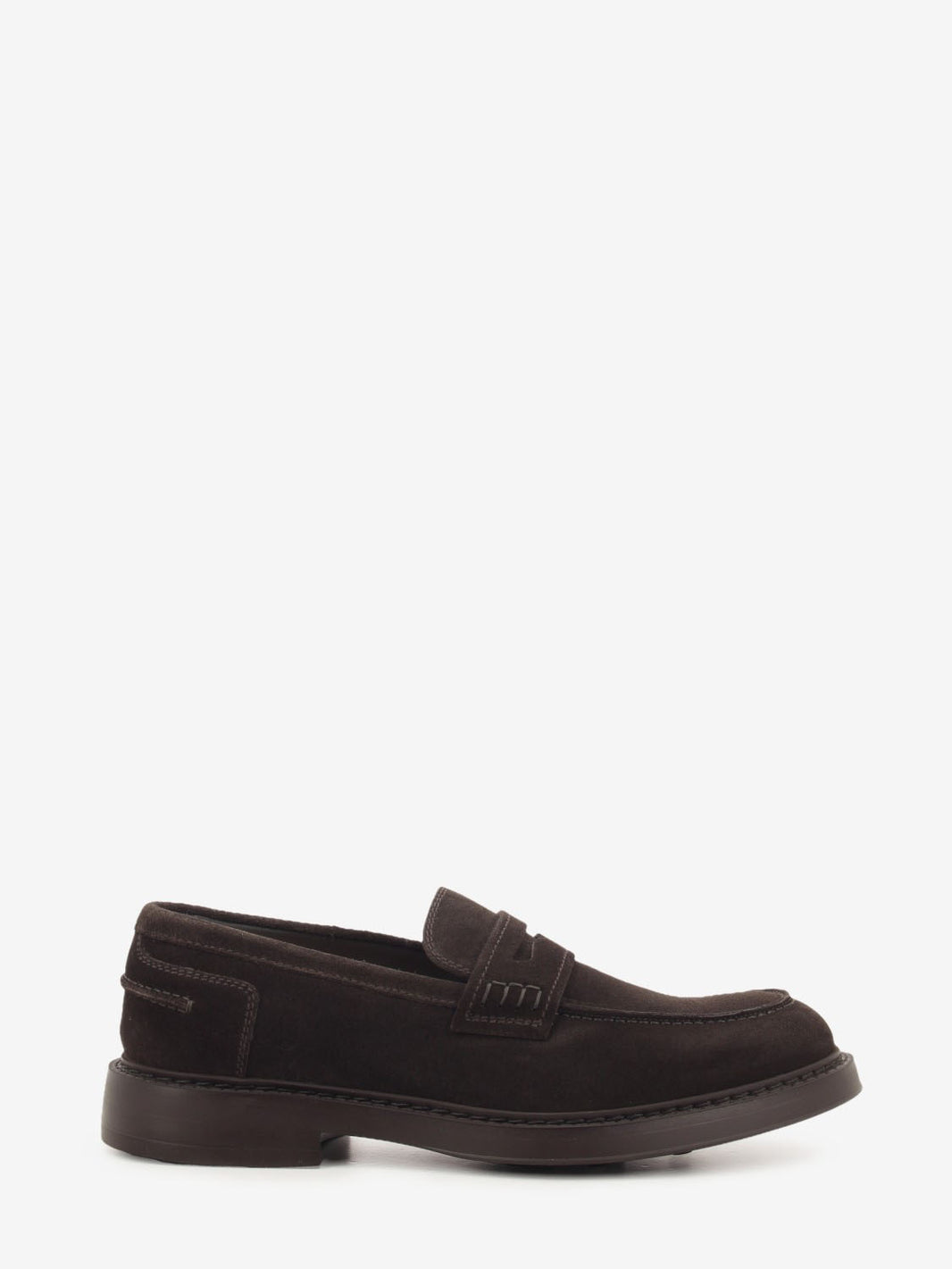 Mocassini in suede Adler visone terre / testa di moro