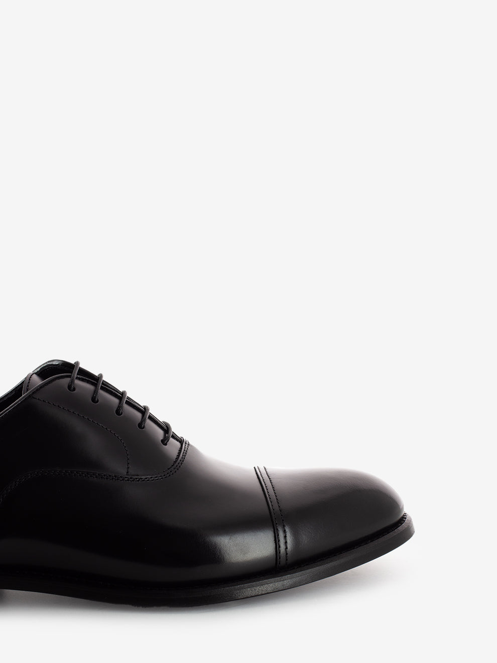 Oxford Cap Toe York Black
