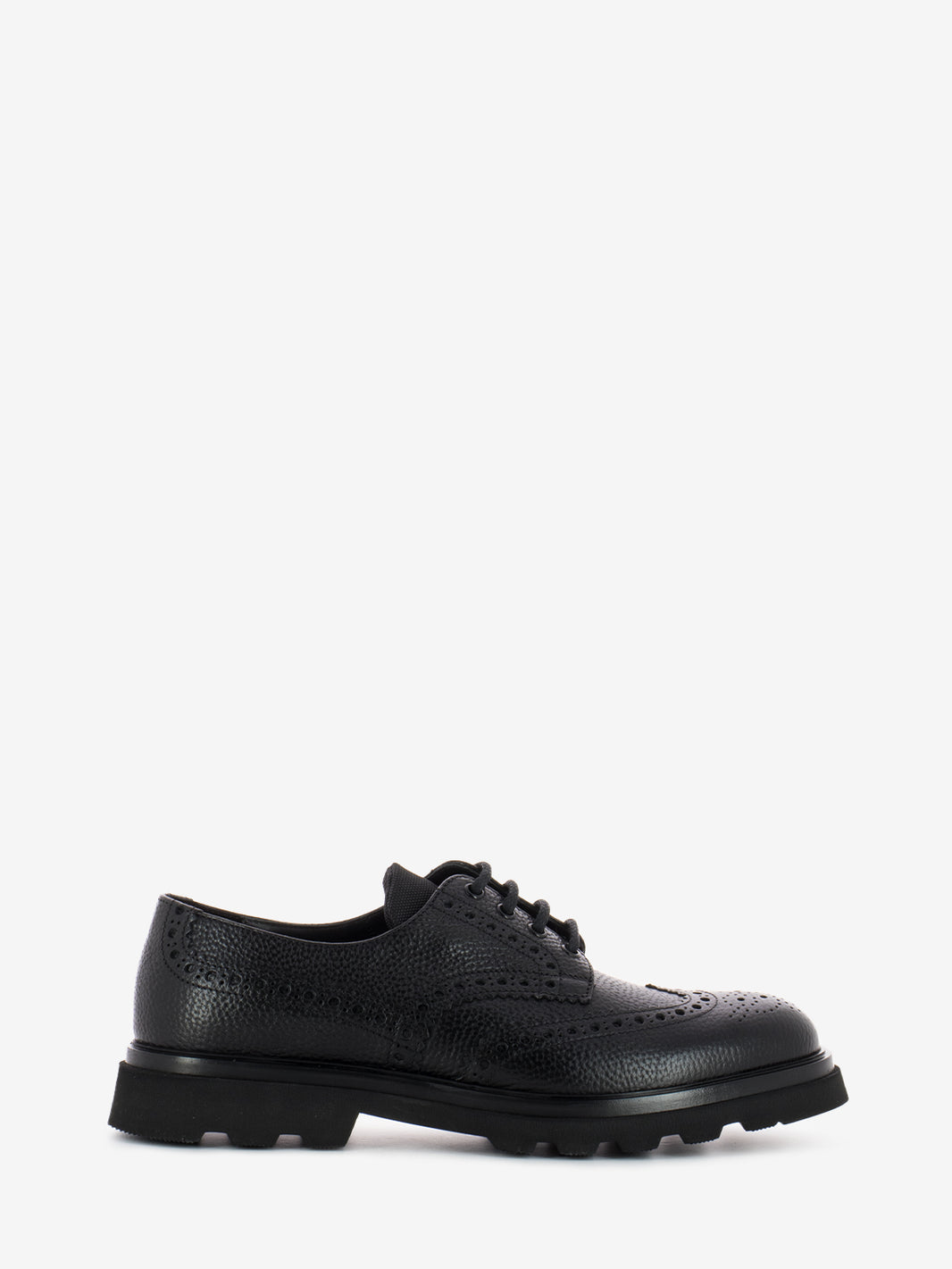 Black swallowtail full brogue derby