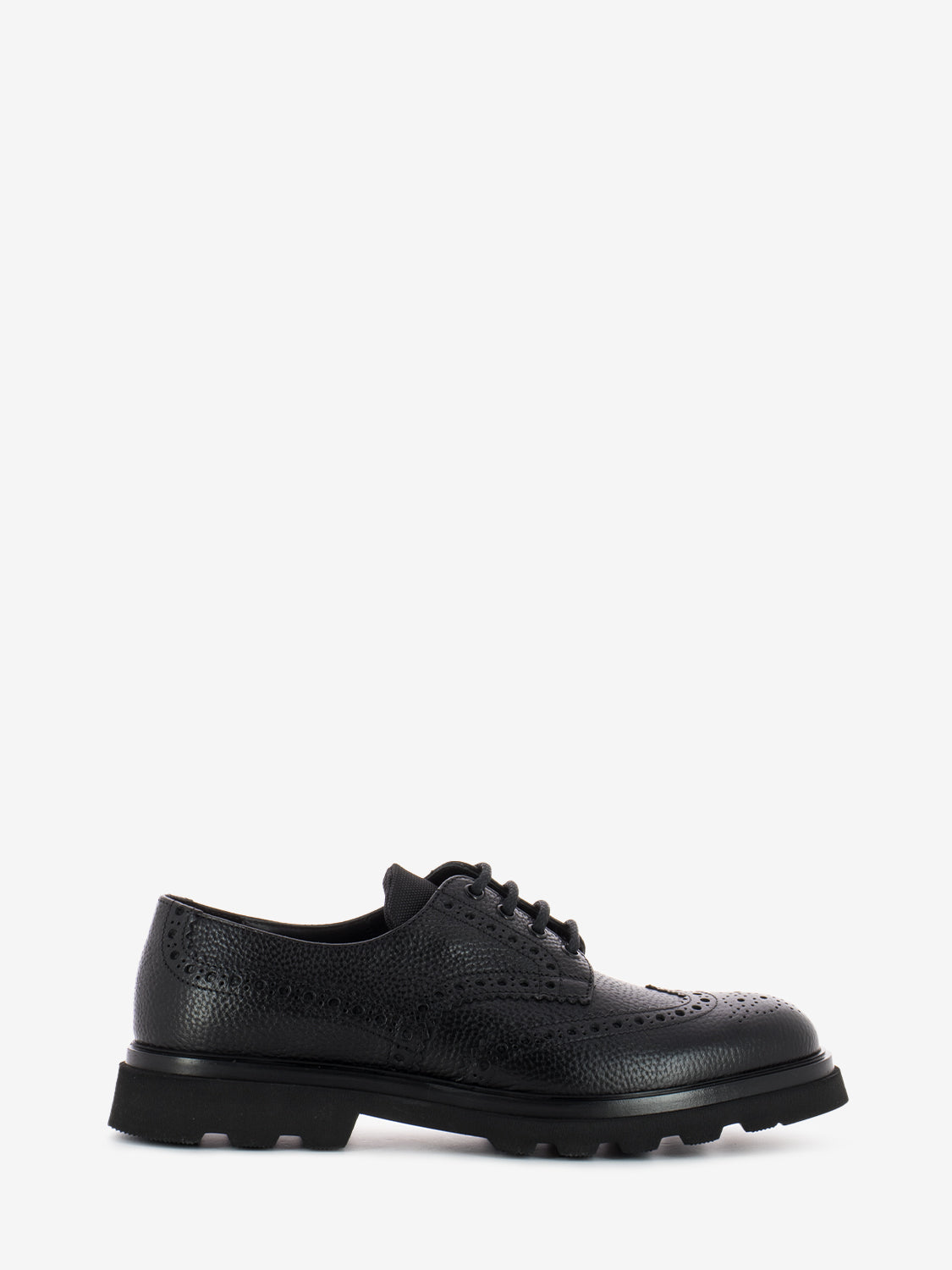 Black swallowtail full brogue derby