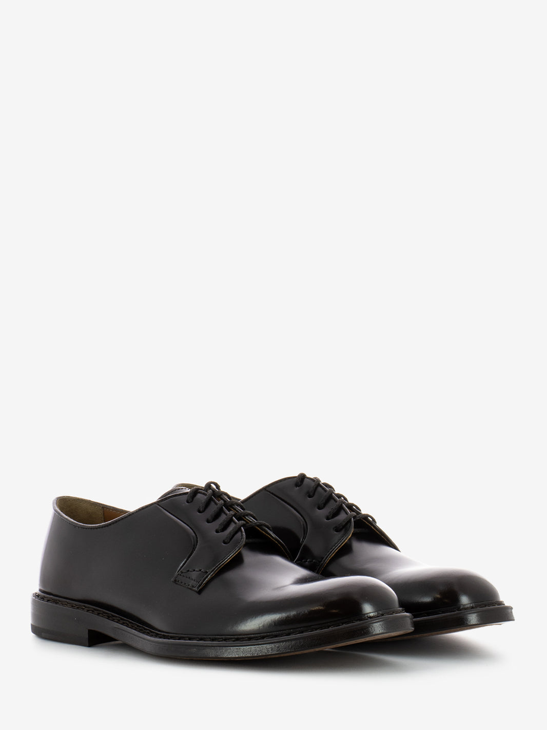 Derby Horse in ebony / dark brown leather