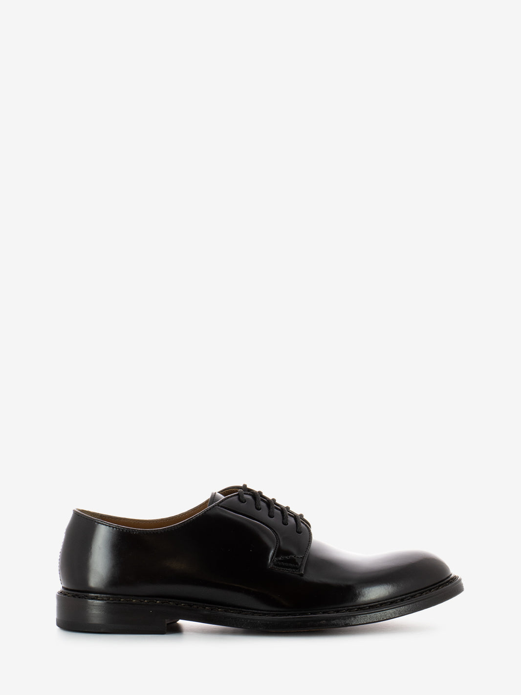 Derby Horse in ebony / dark brown leather