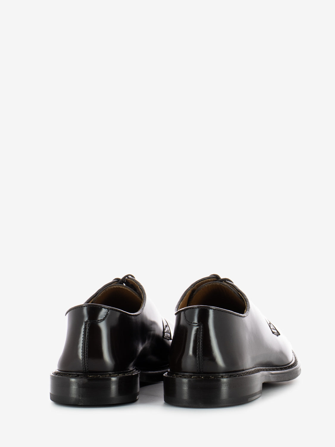 Derby Horse in ebony / dark brown leather