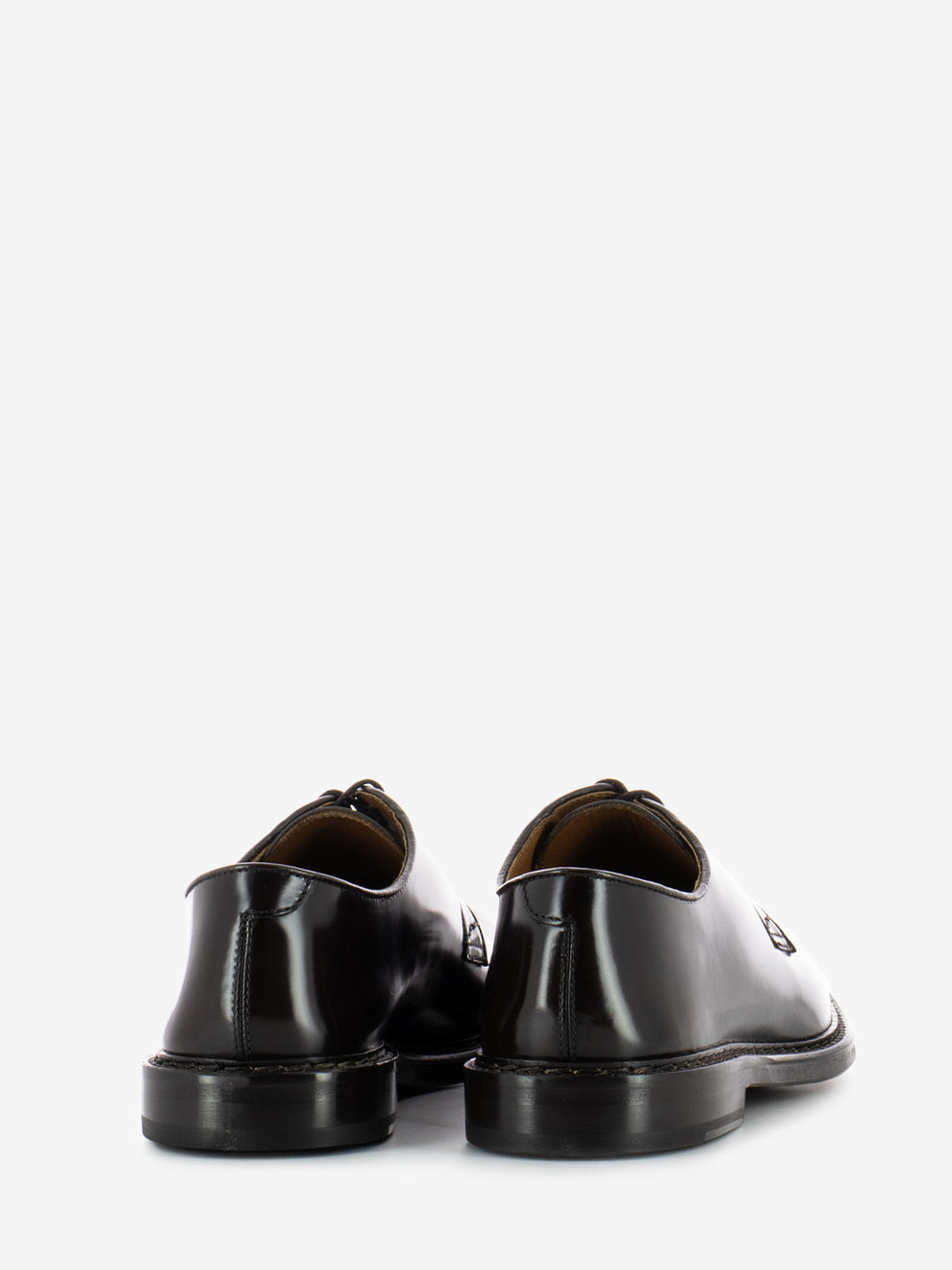 Derby Horse in ebony / dark brown leather