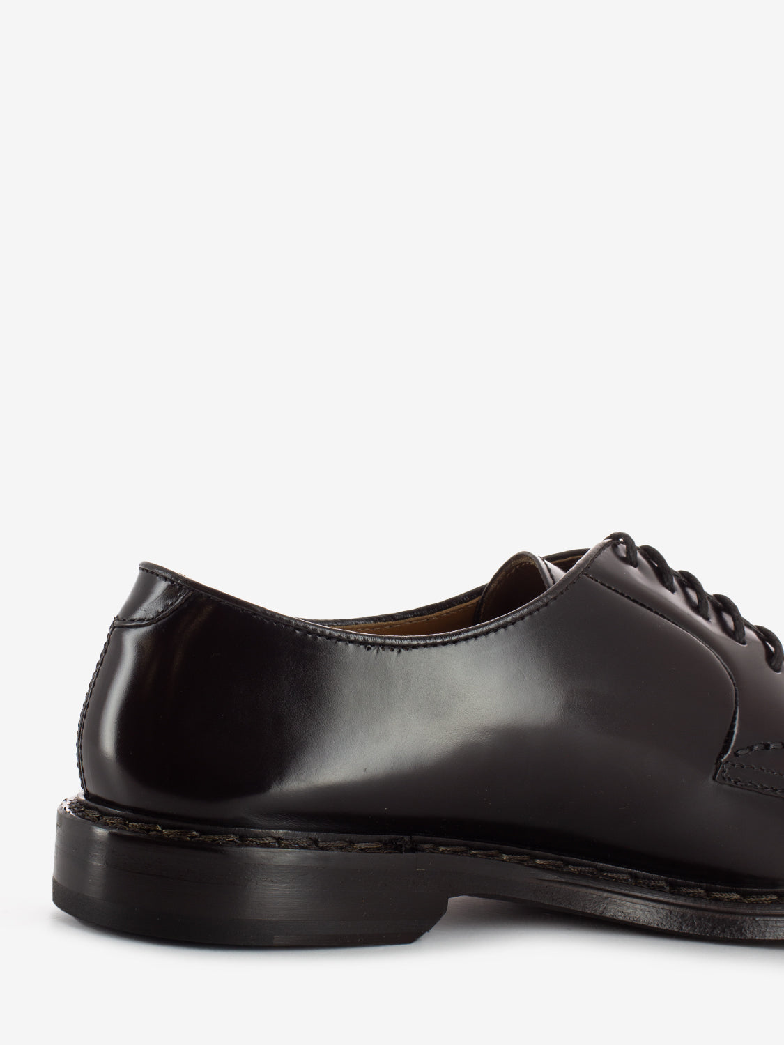 Derby Horse in ebony / dark brown leather