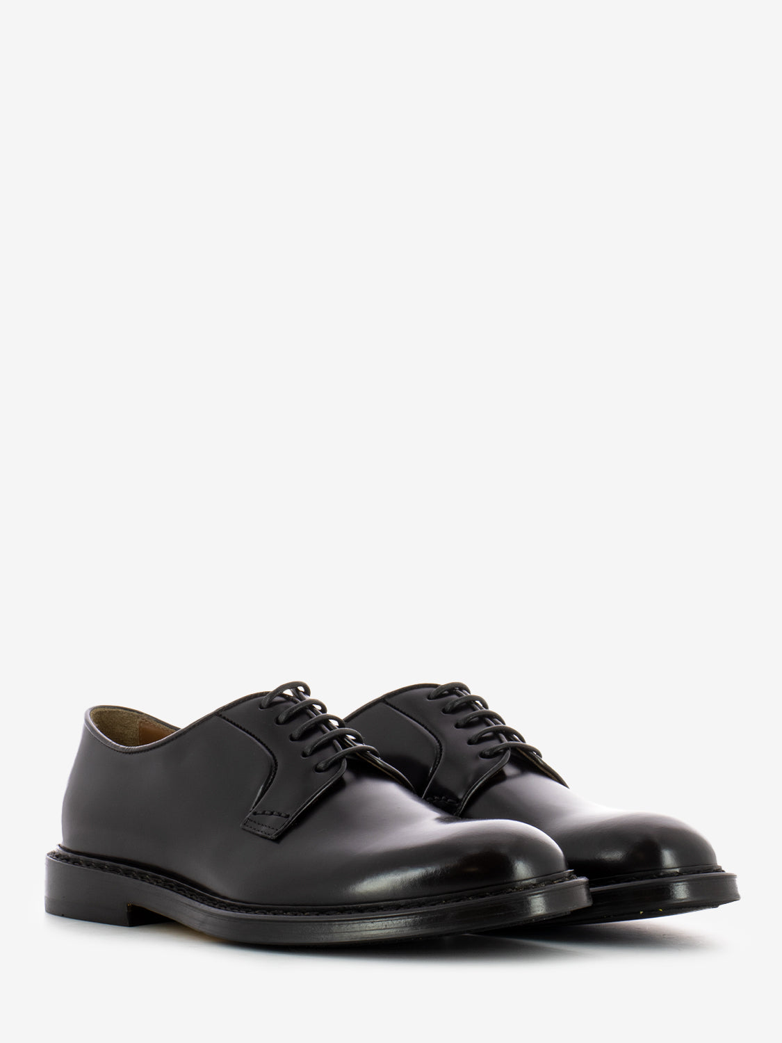 Derby Horse in ebony leather