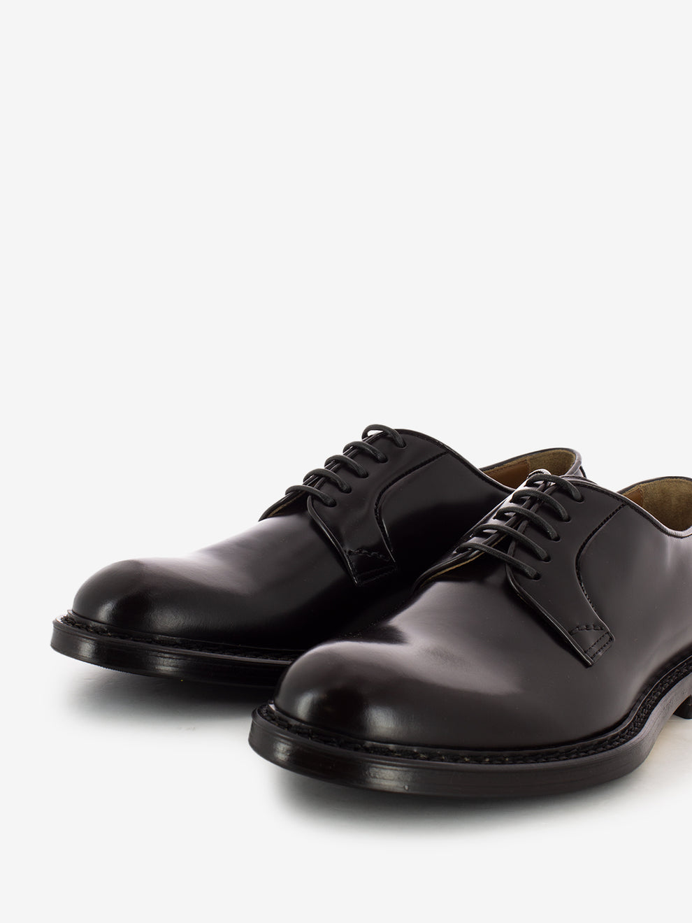 Derby Horse in ebony leather