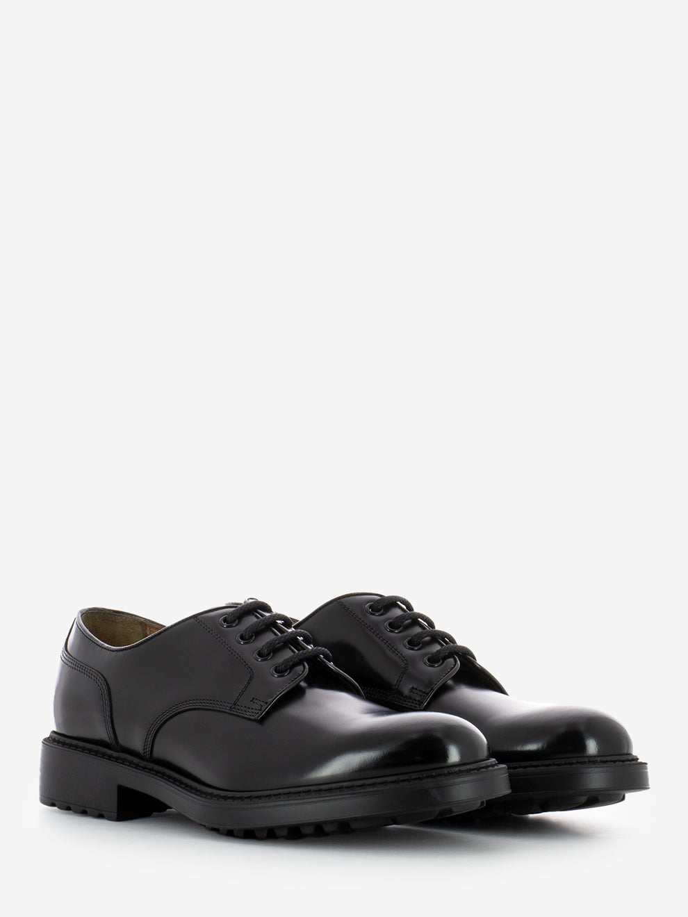 Derby Horse in pelle nero
