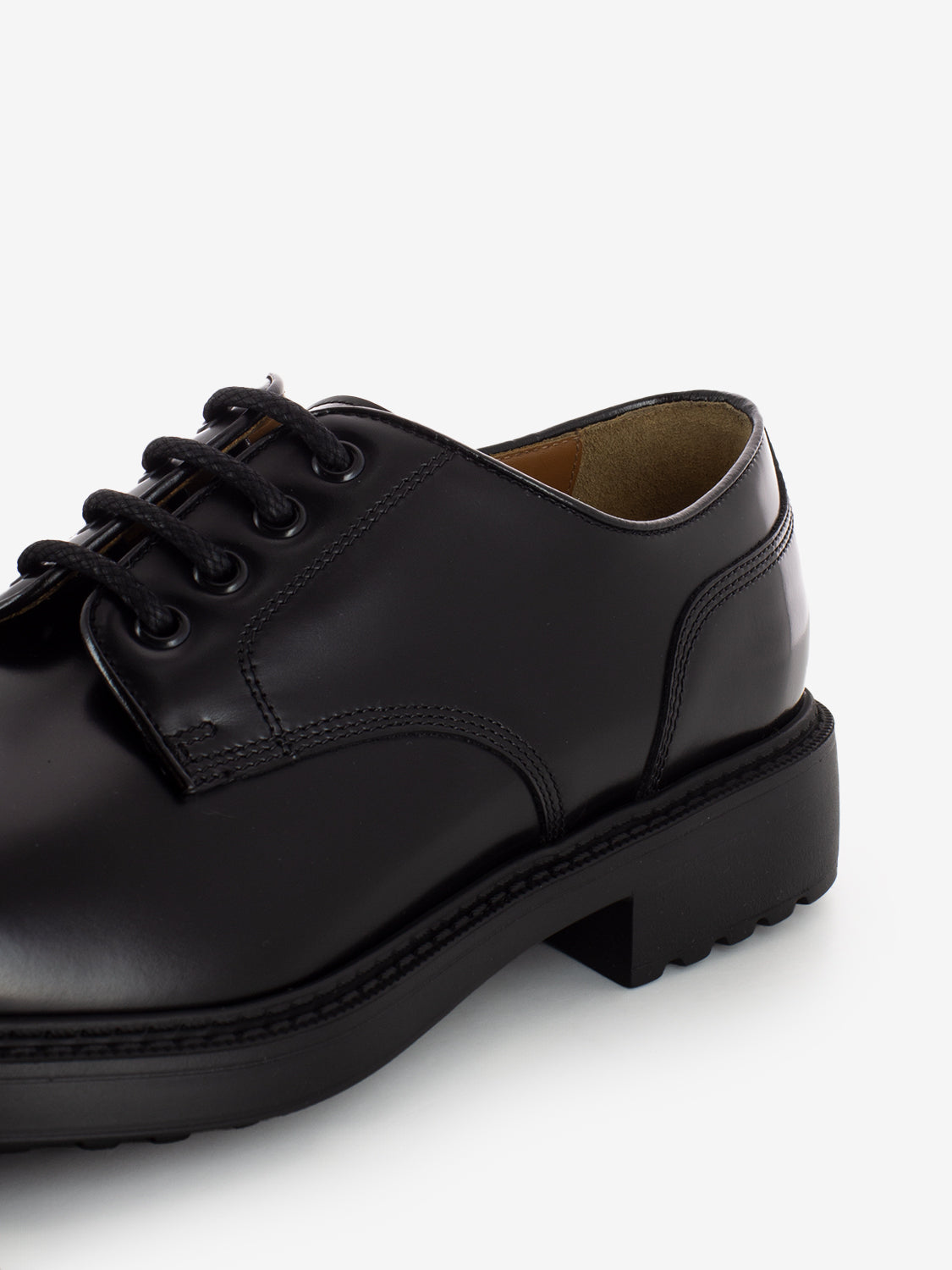 Derby Horse in pelle nero