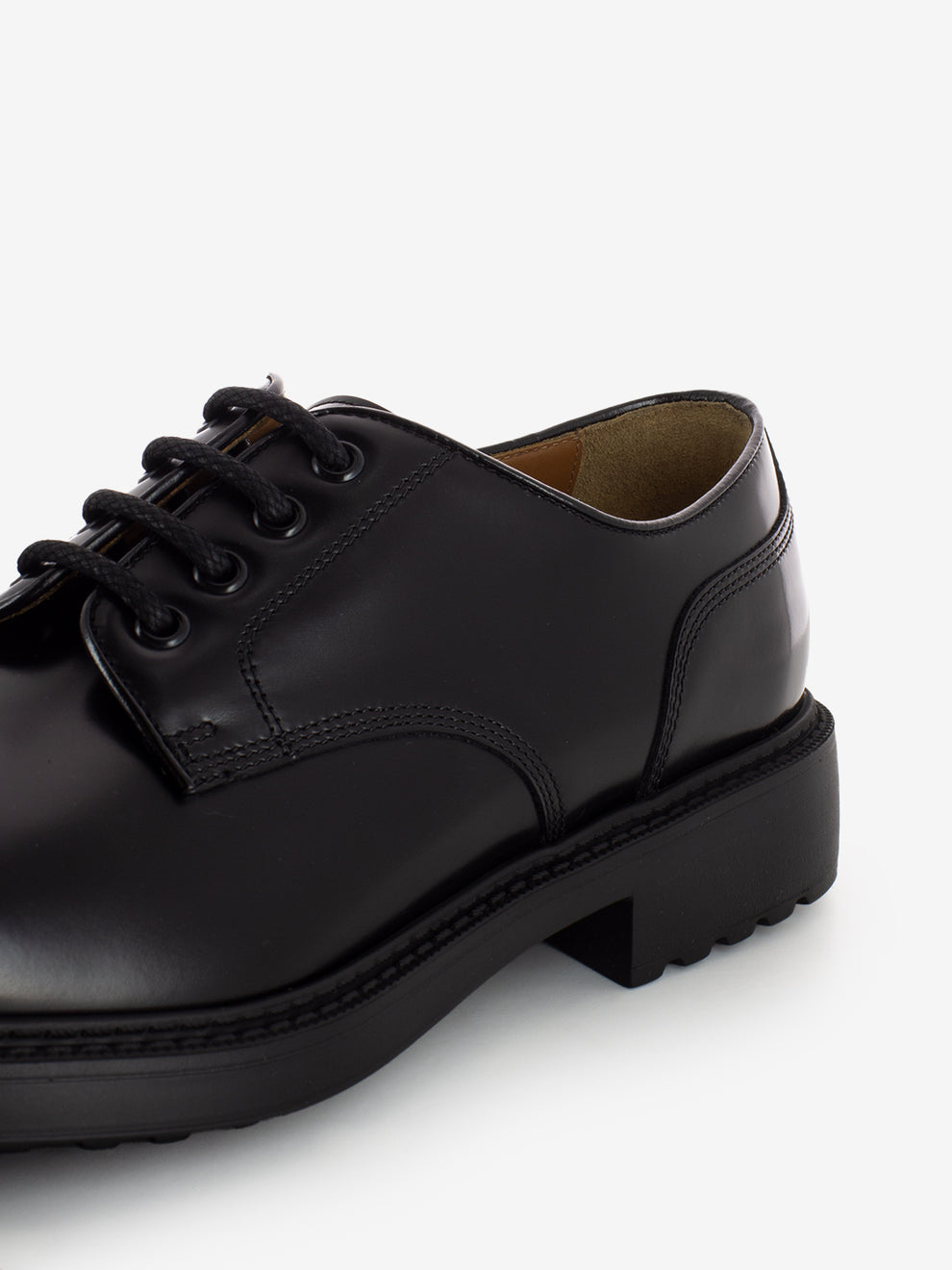 Derby Horse in pelle nero
