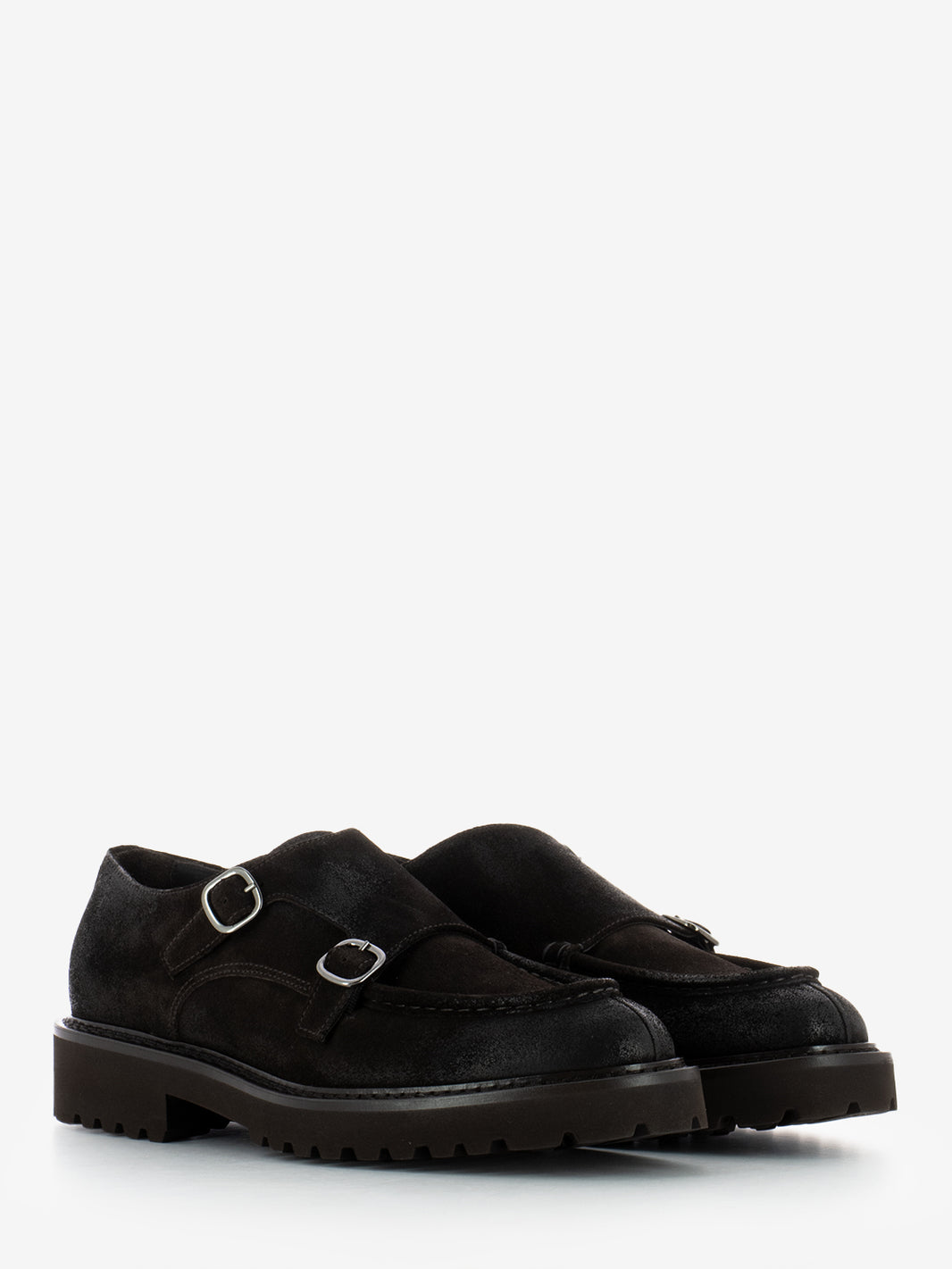 Double buckle parabout testa di moro