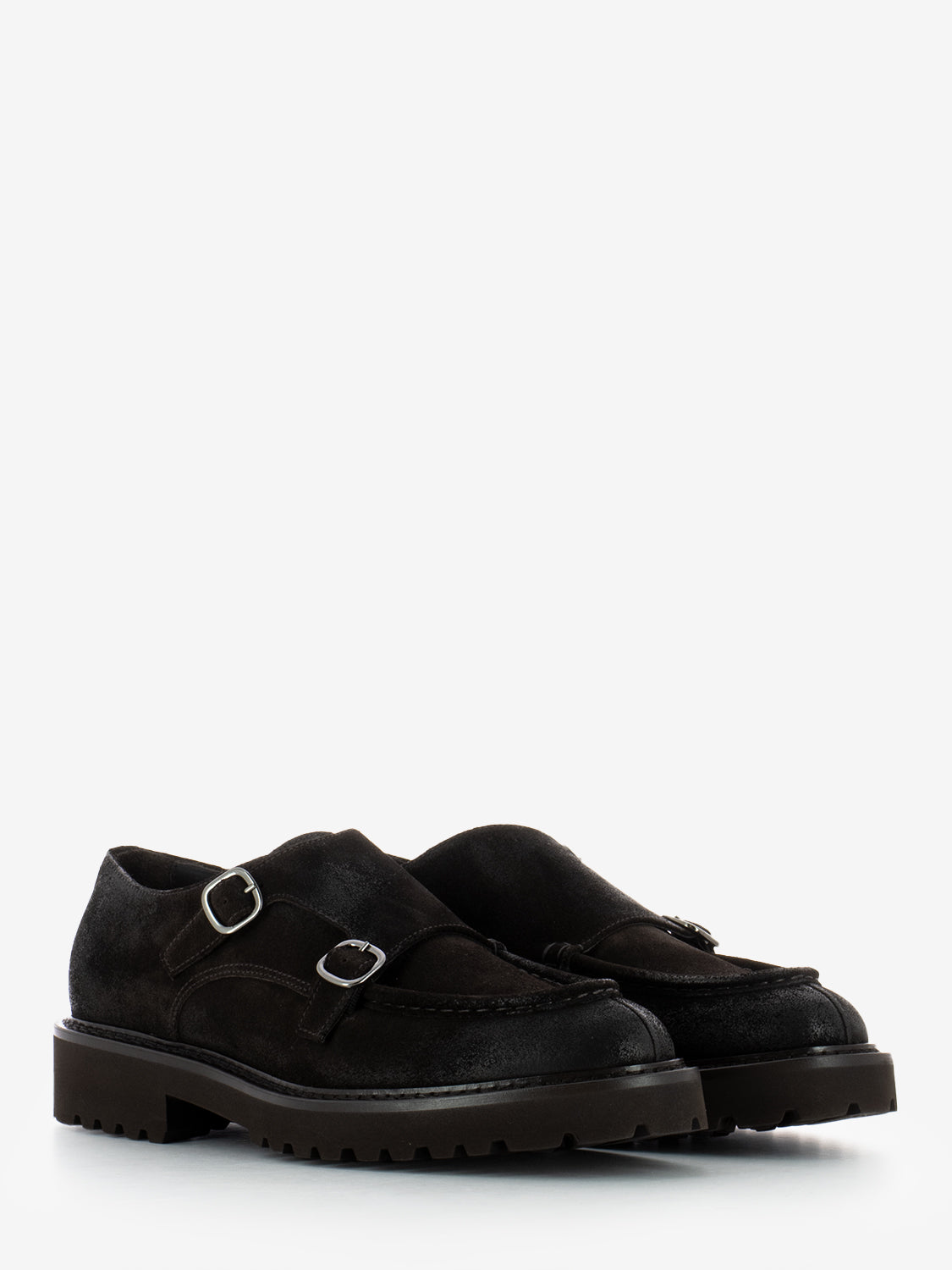 Double buckle parabout testa di moro