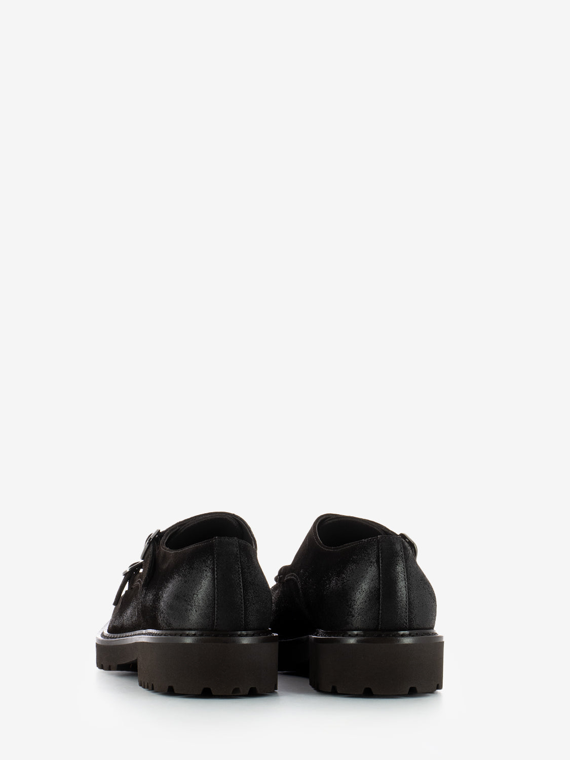 Double buckle parabout testa di moro