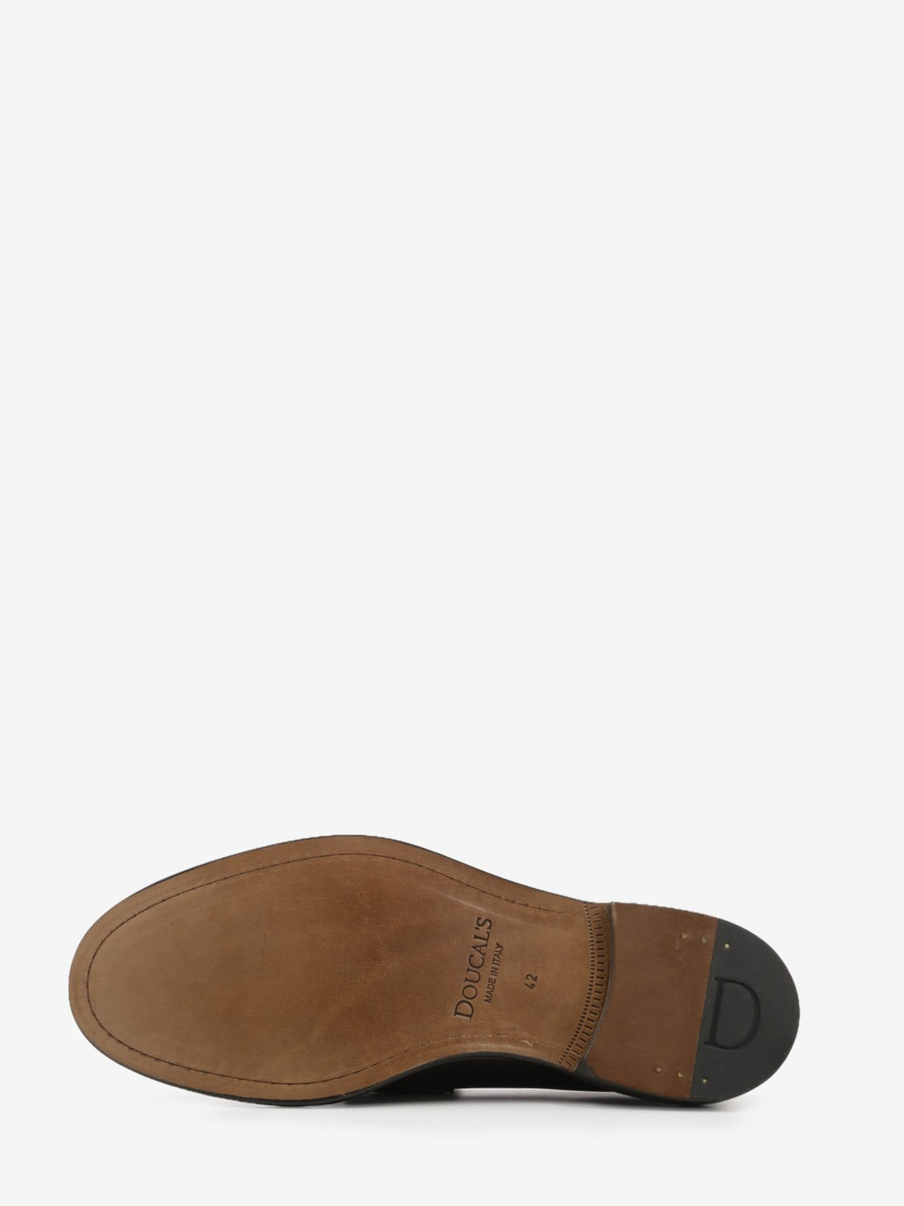 Dark brown nappa leather loafers
