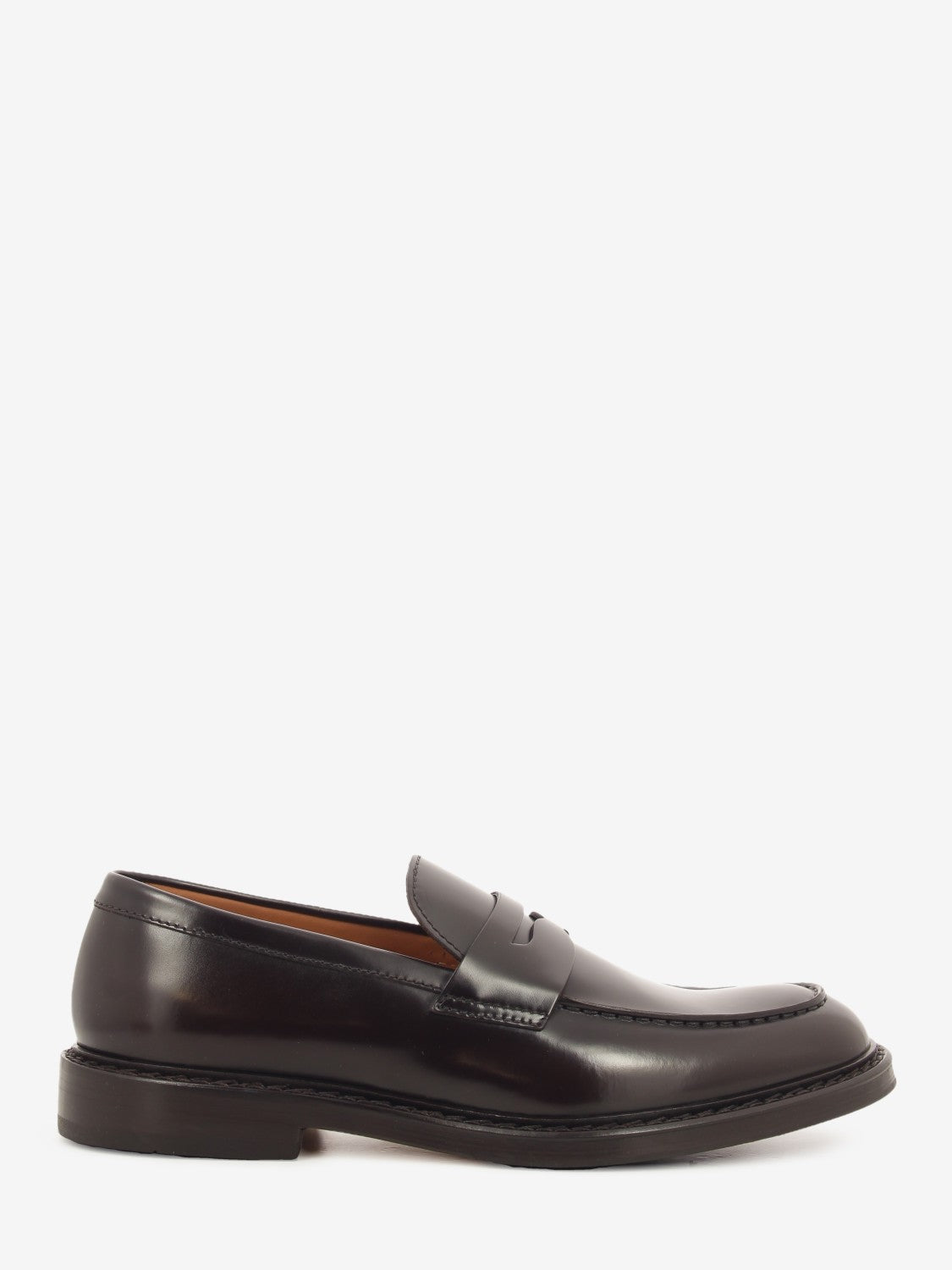 Penny Loafers in Ebony Leather
