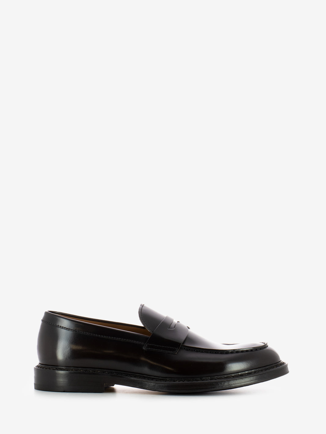 Penny Loafers in Ebony Leather