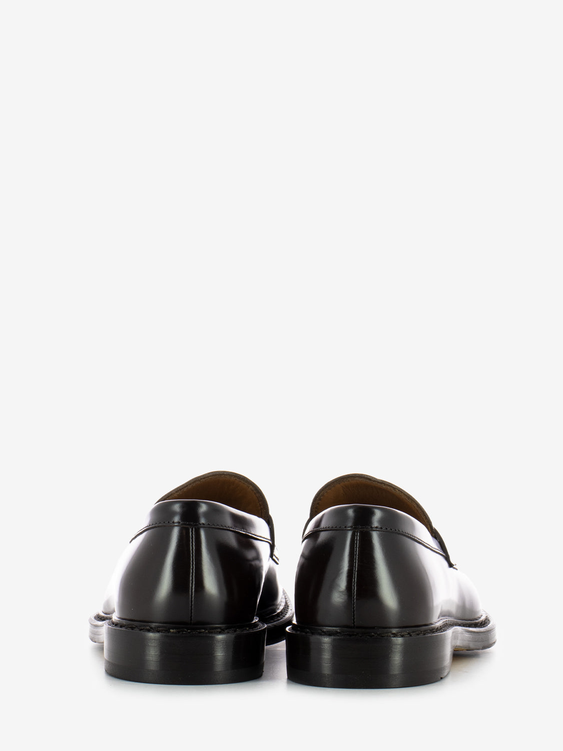 Penny Loafers in Ebony Leather