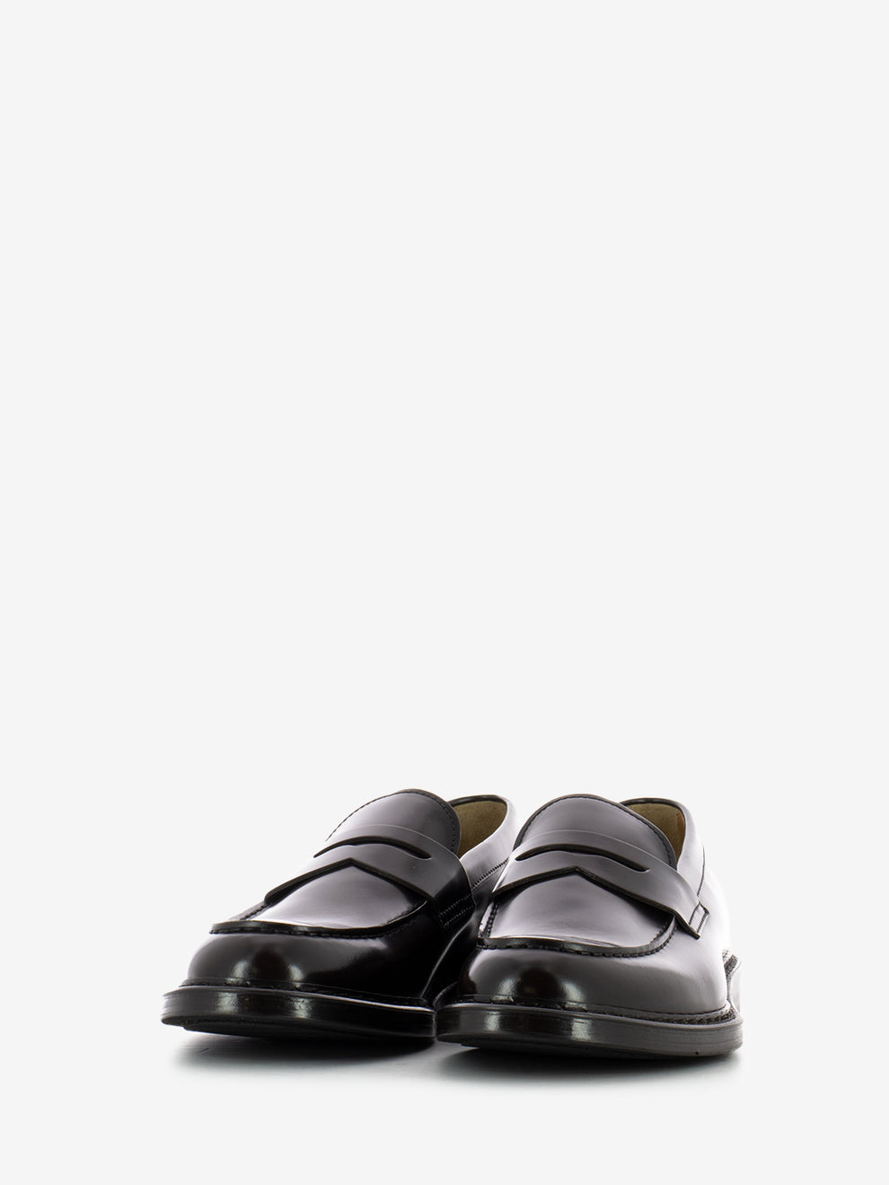 Penny Loafers in Ebony Leather
