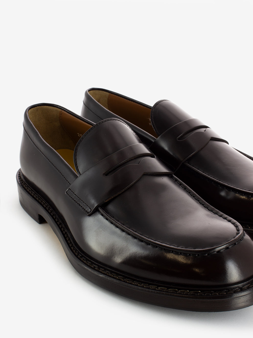 Penny Loafers in Ebony Leather