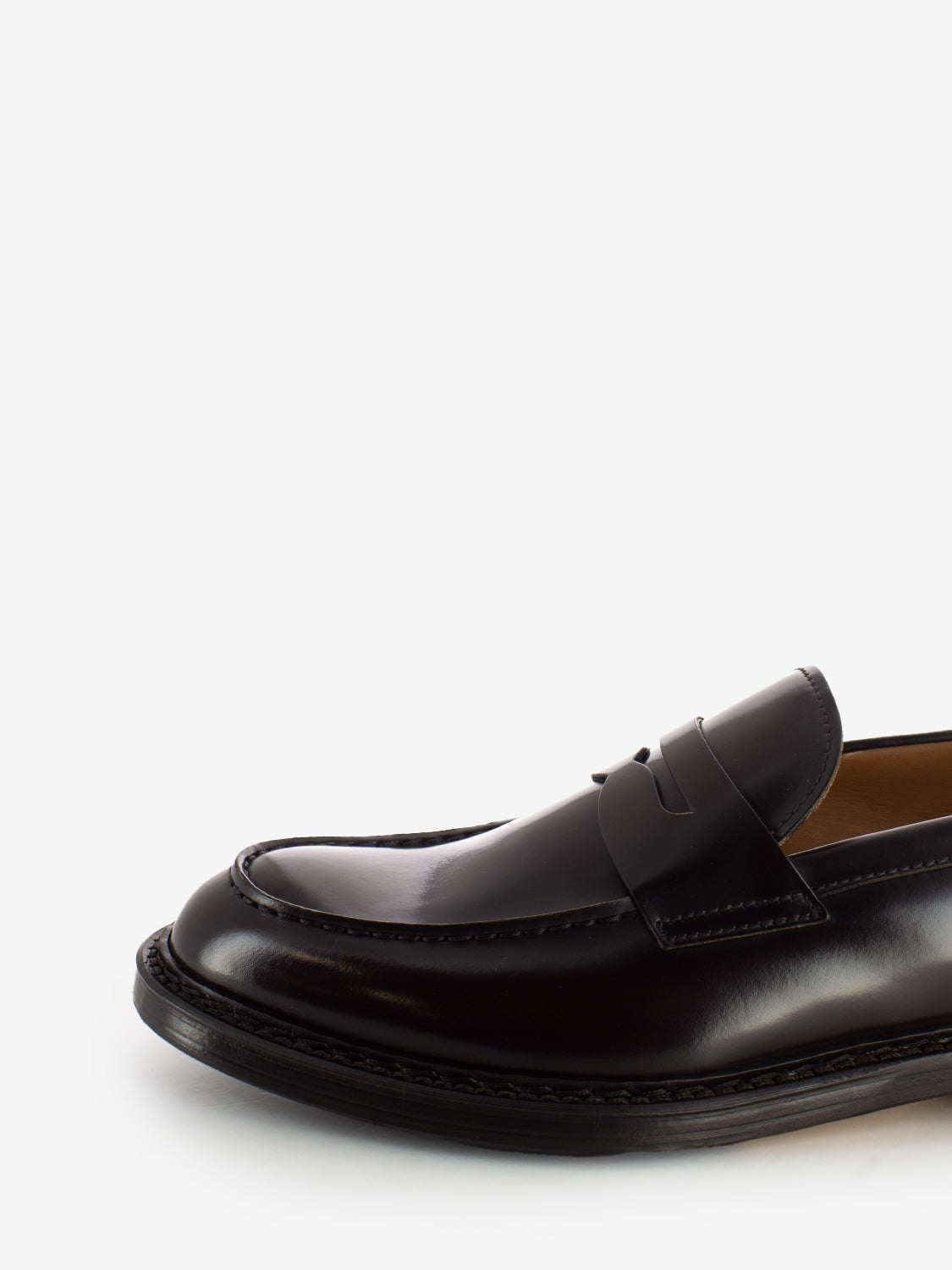 Penny Loafers in Ebony Leather