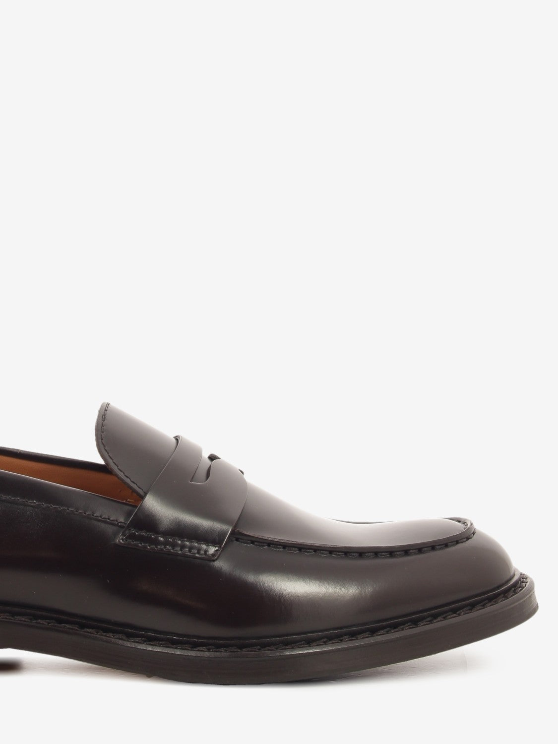 Penny Loafers in Ebony Leather