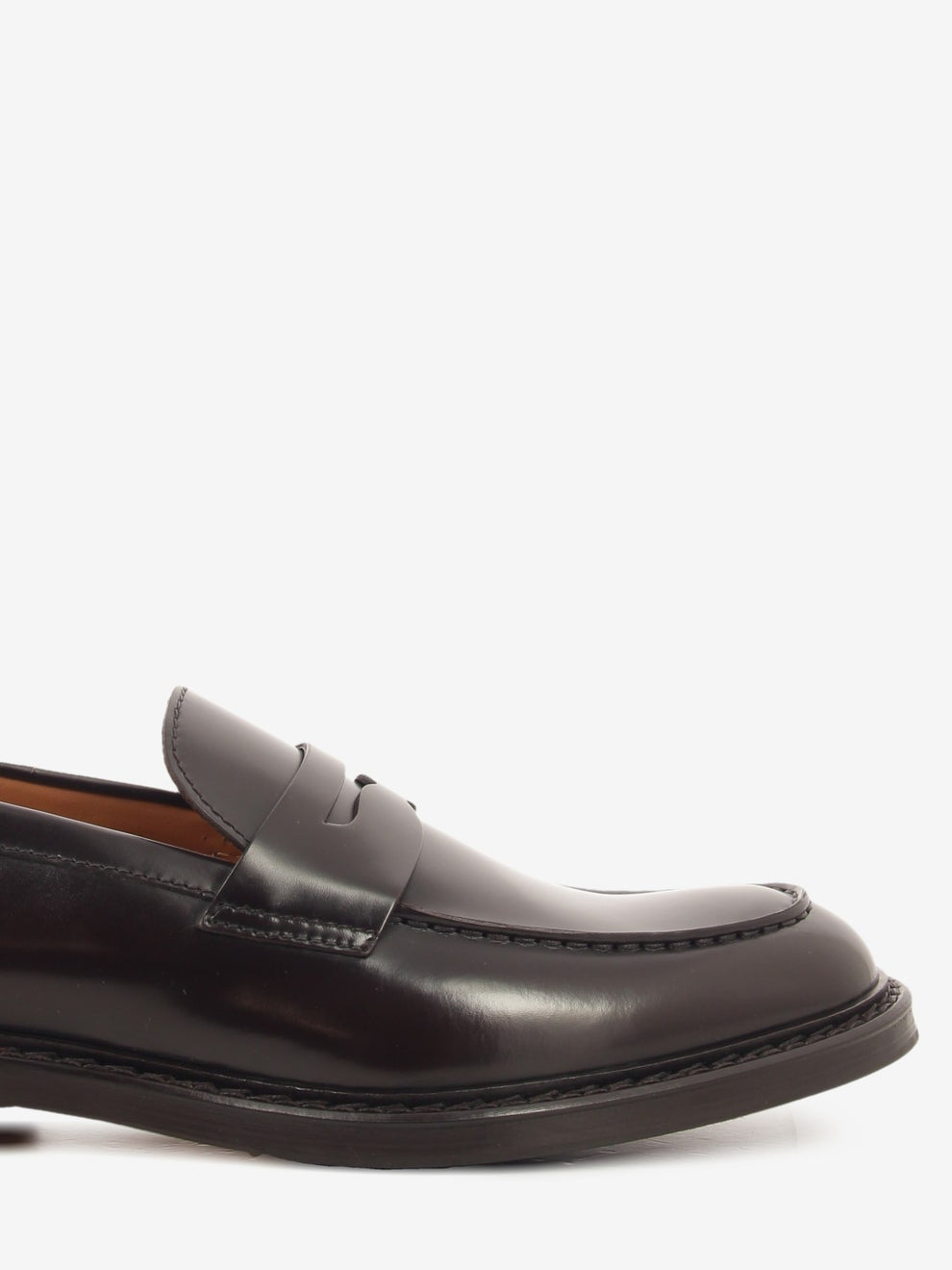 Penny Loafers in Ebony Leather