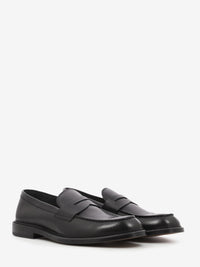 Black nappa loafer