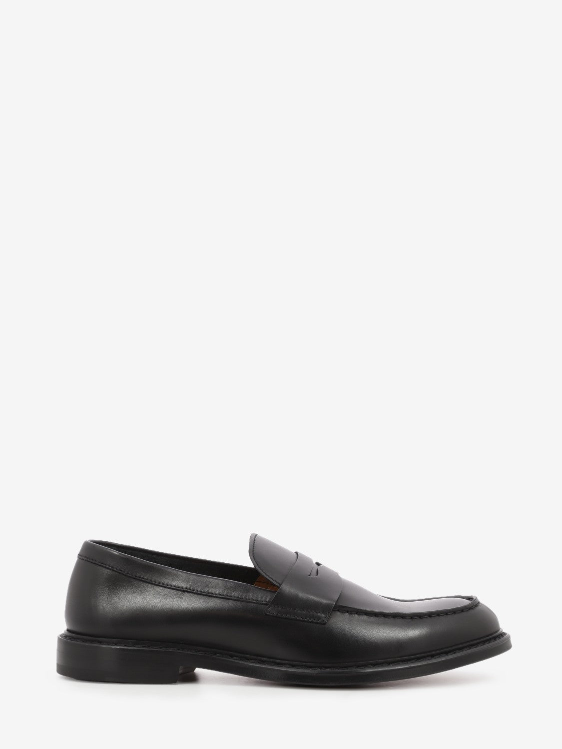 Black nappa loafer