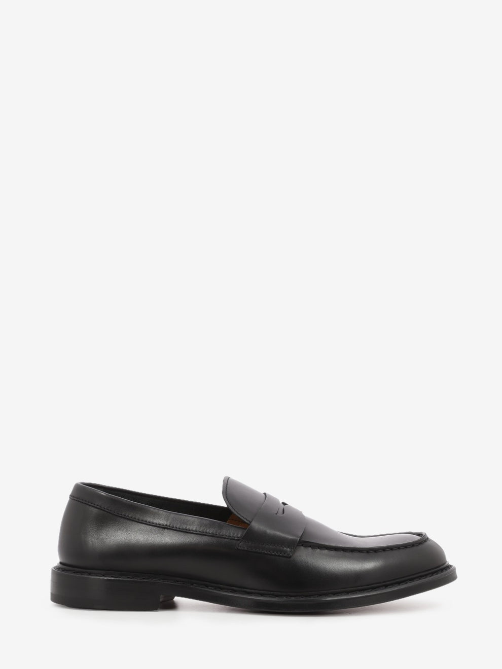 Black nappa loafer