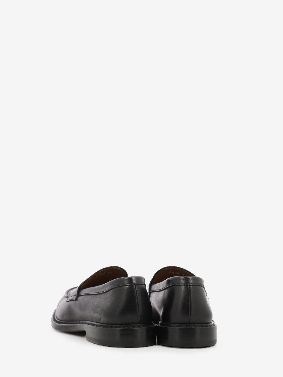 Black nappa loafer