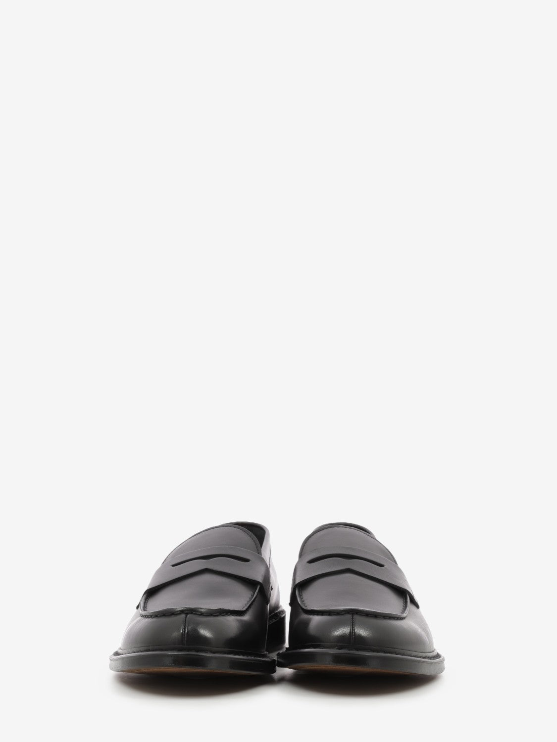 Black nappa loafer