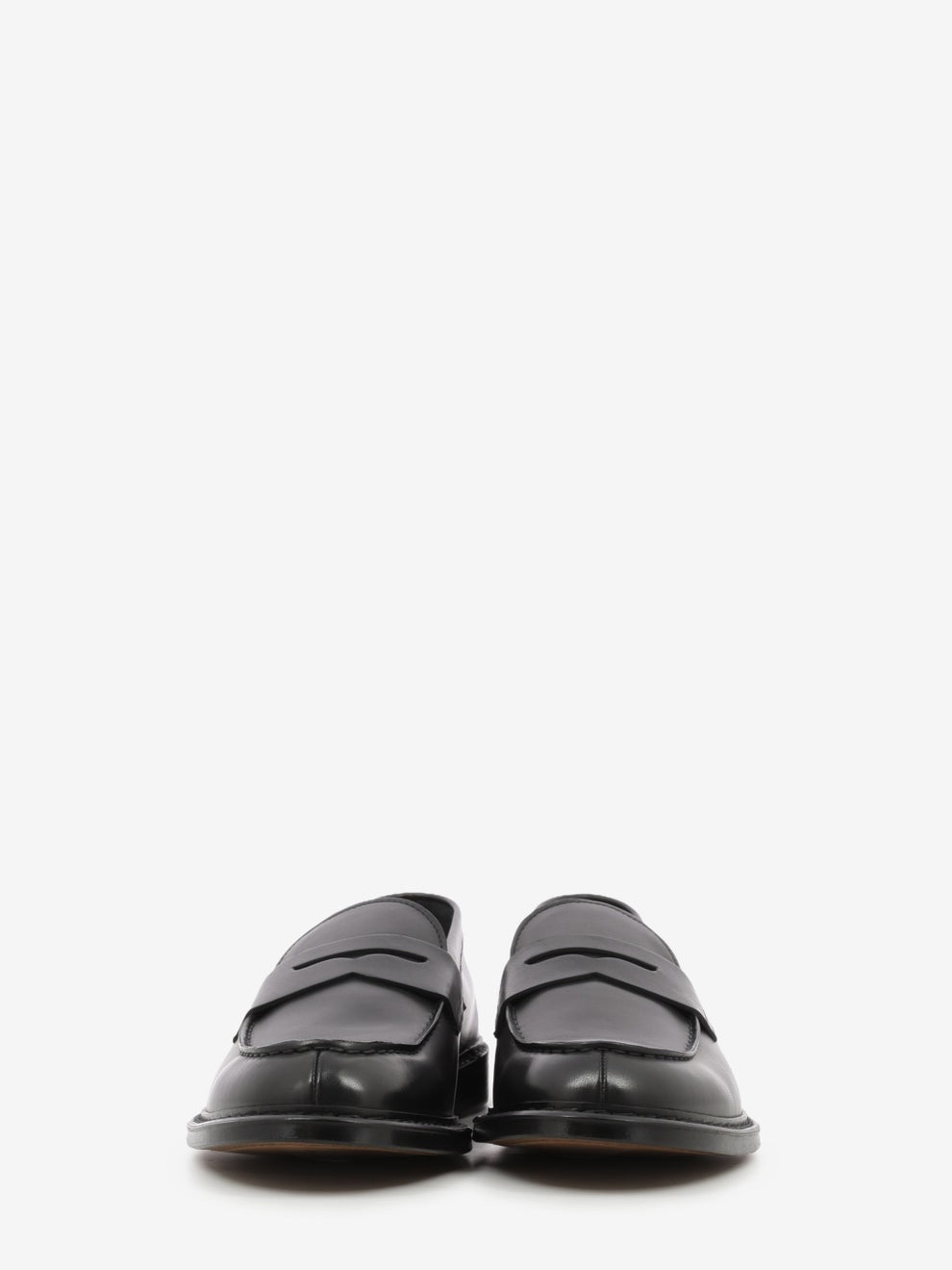 Black nappa loafer