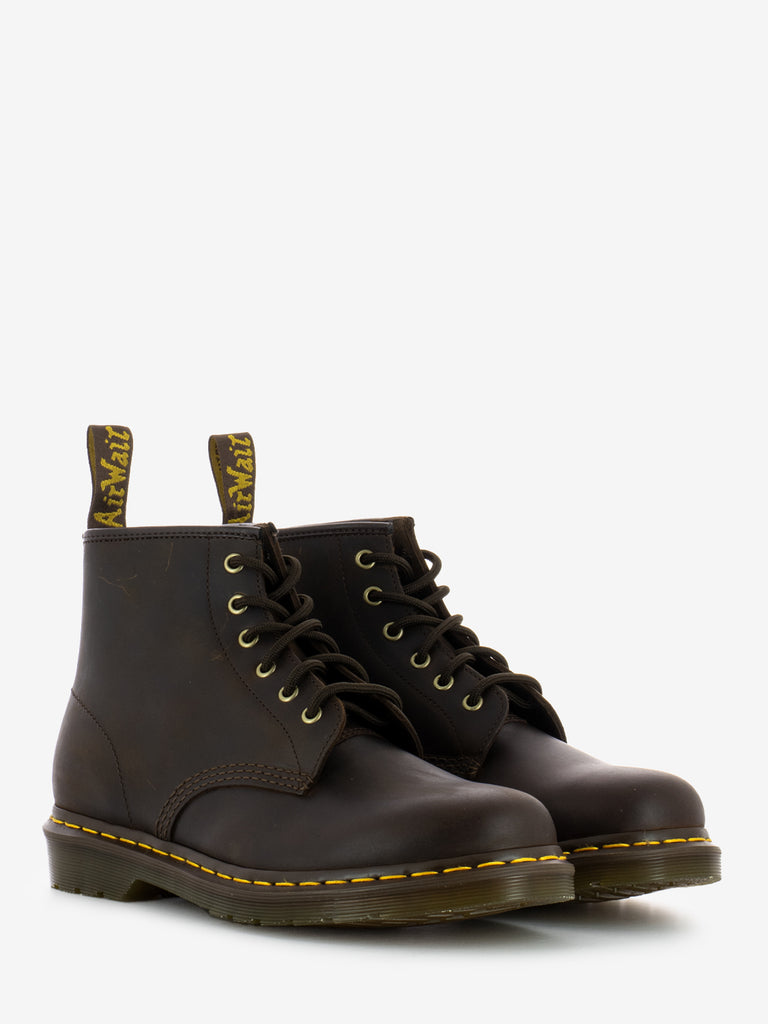 DR. MARTENS - Anfibi 101 in pelle Crazy Horse dark brown