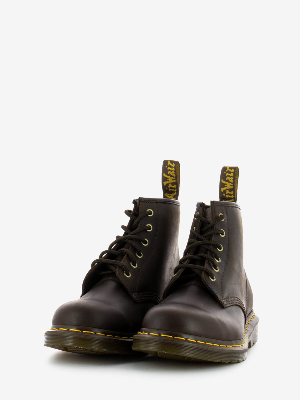 Anfibi 101 in pelle Crazy Horse dark brown