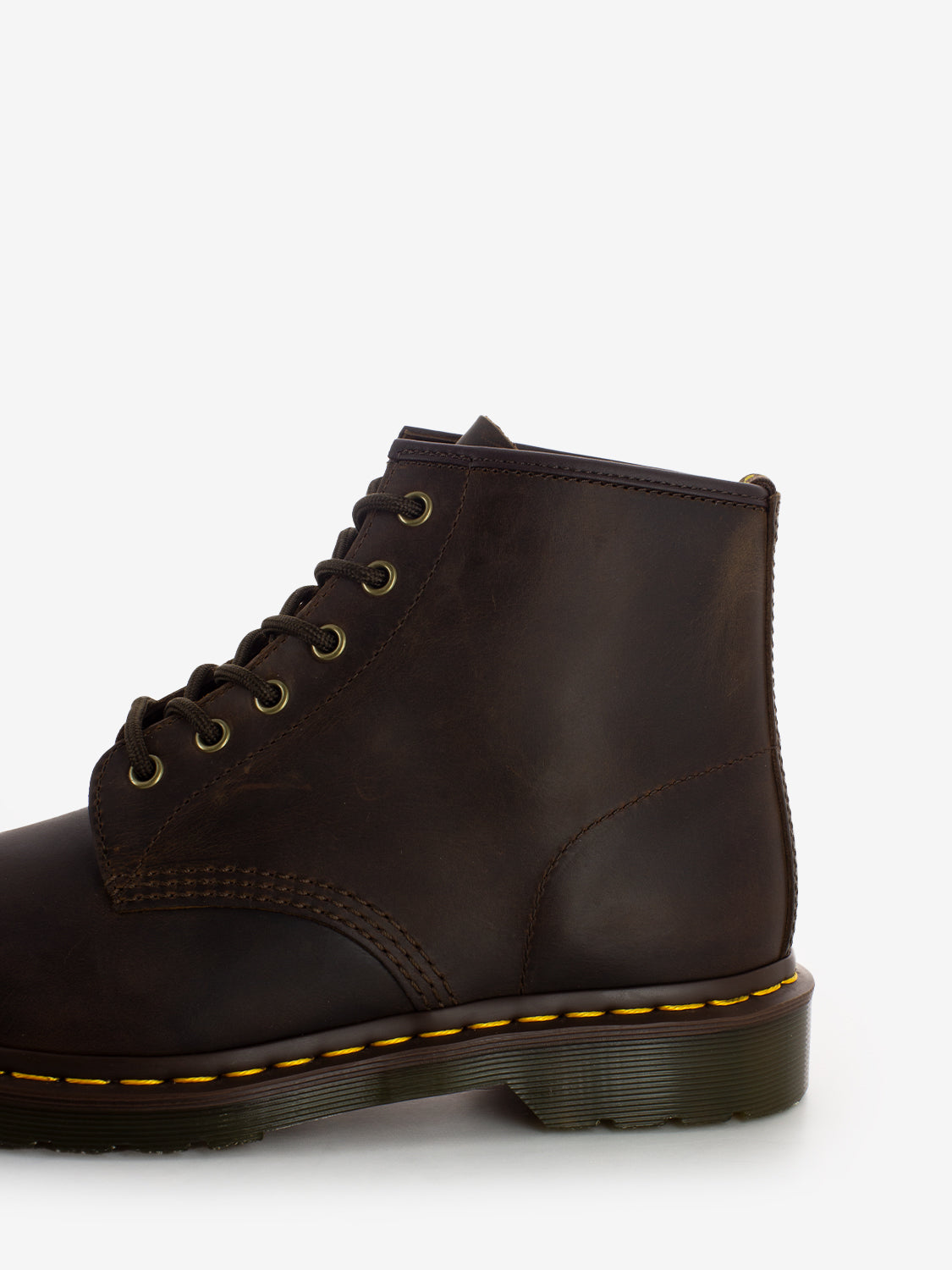 Anfibi 101 in pelle Crazy Horse dark brown