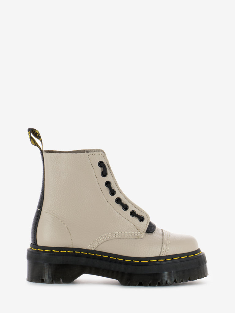 DR. MARTENS - Anfibi Sinclair Vintage Taupe Milled Nappa