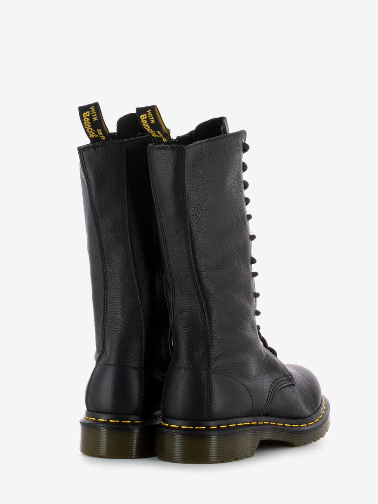 DR. MARTENS Anfibi Virginia a suola bassa black