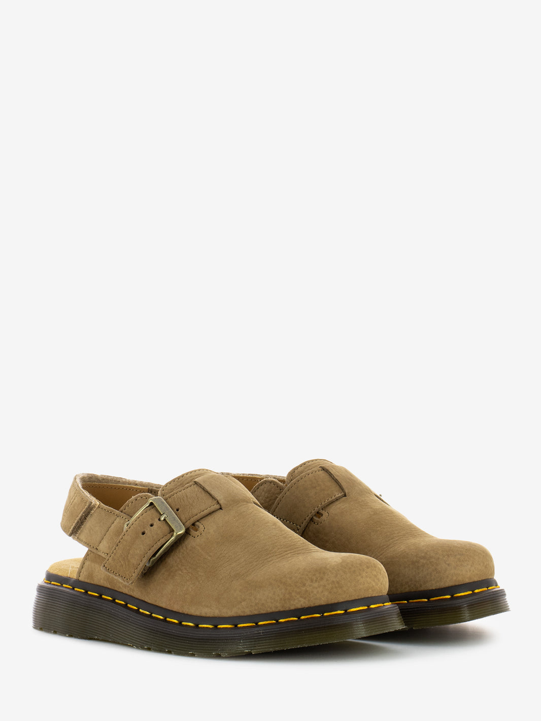Jorge mules II in pelle nabuk savannah tan