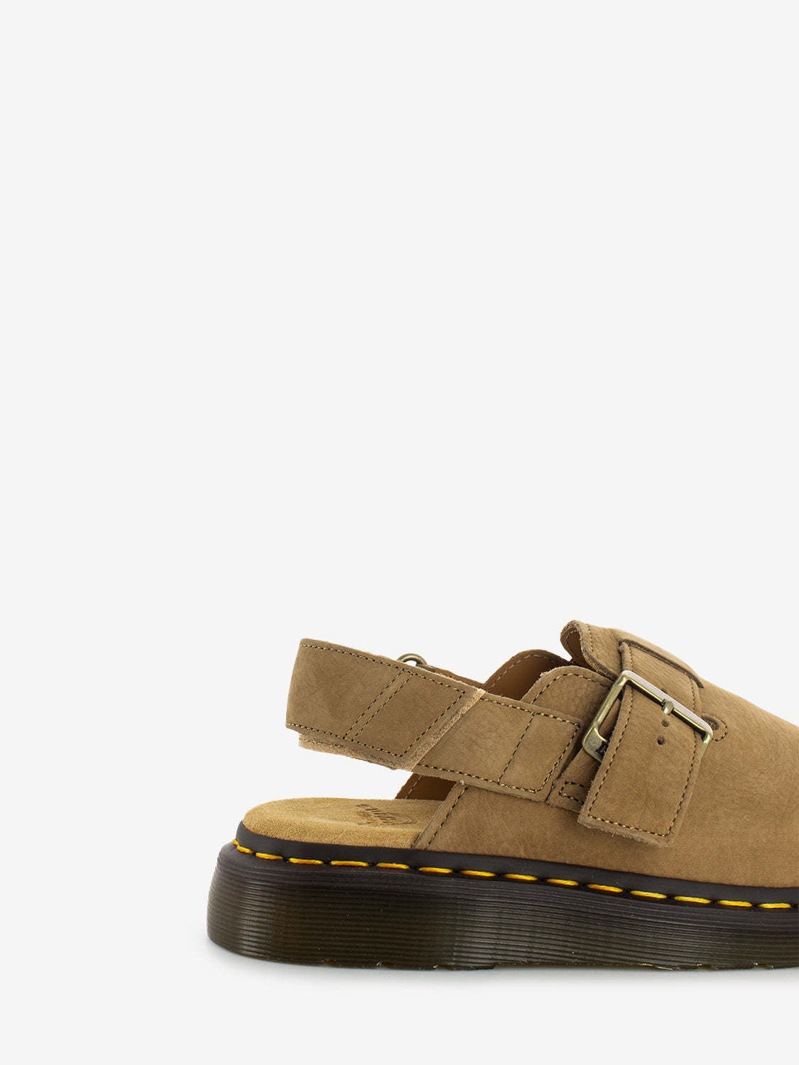 Jorge mules II in nubuck leather savannah tan